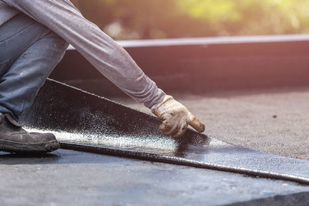 Professional Foundation Crack Repair technician working in Attica, NY